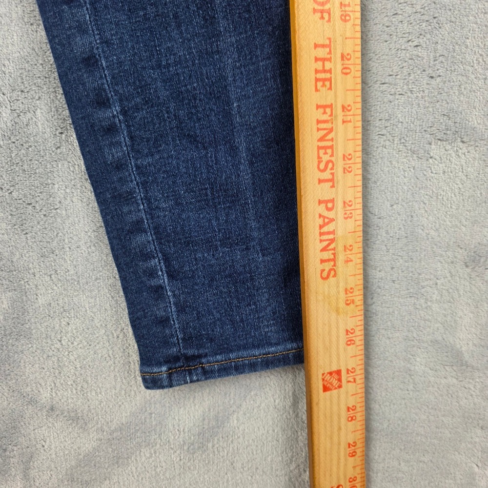 J.Crew 10" High-Rise Skinny Jeans Womens 28 Dark Wash Button Fly BK585 FA22 - Picture 7 of 14